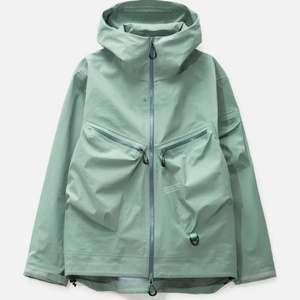 Boxy Softshell Zip up 100% <b>Lightweight</b> Polyester Outdoor Waterproof Windbreaker <b>Jackets</b> Clothing Manufacturer - Product Image 4