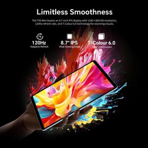 Tableta Android Teclast T50 Mini de <span class=keywords><strong>8.7</strong></span> <span class=keywords><strong>Pulgadas</strong></span>, 8GB+128GB, 4G, Doble SIM, Versión Global, Android 15, Tableta PC Ligera - Product Image 6
