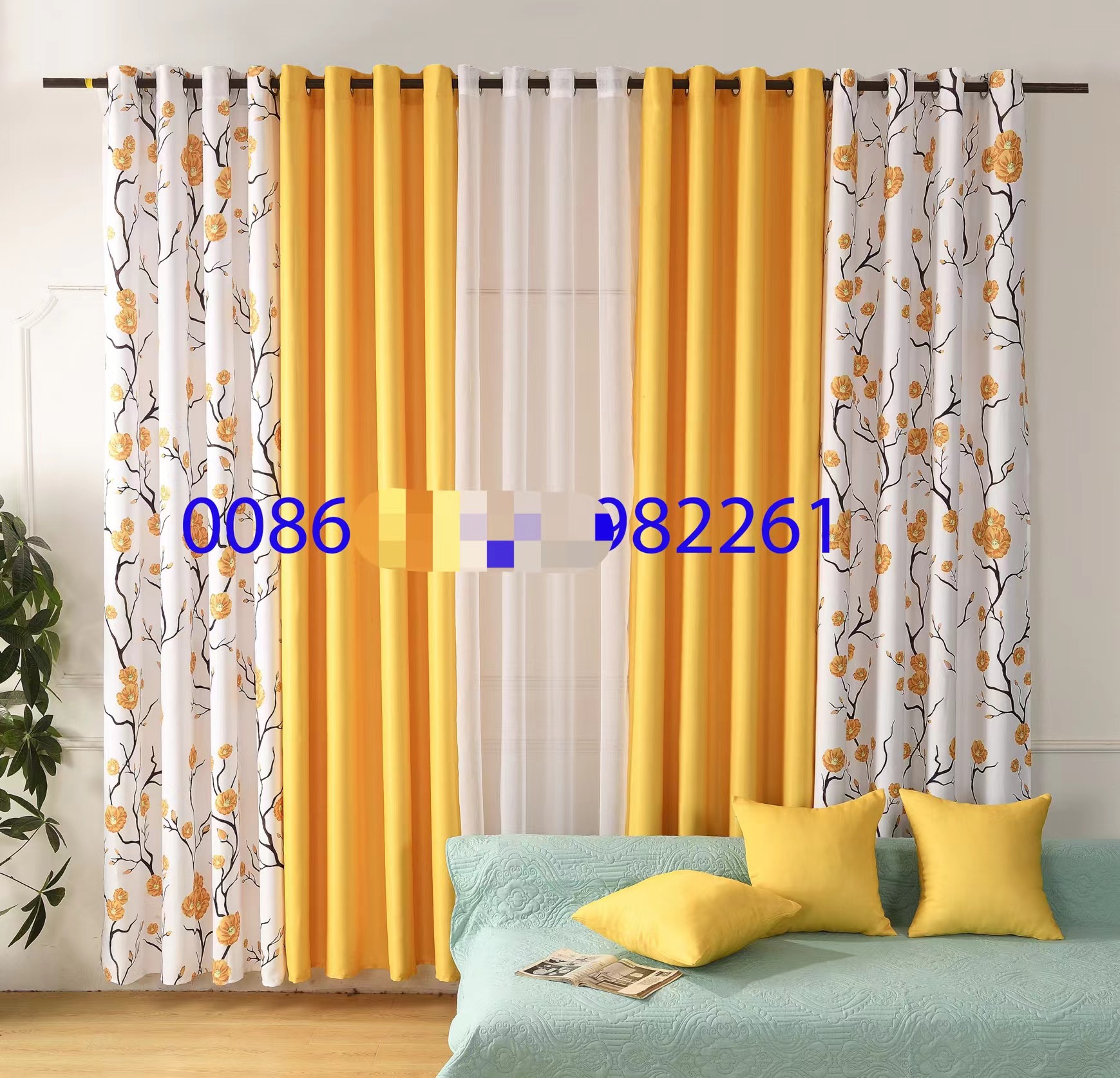 YUKI出品 Rady カーテン 黒金 Rady（カーテン/ブラインド ・ ブラック/黒色系）のフリマ