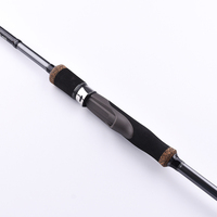 Joran pancing Spinning Lure 2.4M 2 bagian MH, joran pancing serat karbon 15-40g Lure IM7 Rank