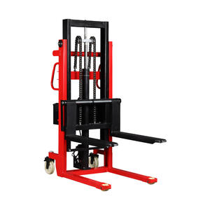 Apilador Eléctrico Hidráulico/Manual de Doble Uso, 1t/2t/3T, para Manejo de Almacén, Elevación de 1.6m/2m/2.5m, Transpaleta Eléctrica para Automóviles - Product Image 1