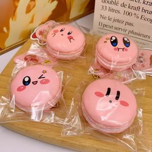 Super doux au toucher, 5,5 cm, adorable Kirby Macaron, jouet anti-stress en PU à récupération lente, modèle pendentif 2025, pour les 7-60 ans - Product Image 1