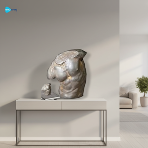 서양 야외 장식 청동 남성 흉상 조각상 누드 바디 조각 수제 다이캐스팅 광택 모델 - Product Image 6