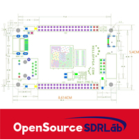 OpenSourceSDRLab ZYNQ 7020 FPGA XILINX Development Board Sistem Minimum untuk Komponen Elektronik Radio yang Didefinisikan oleh Perangkat Lunak