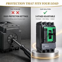 Disjoncteur à boîtier moulé NSX630L 630A 50kA électronique réglable avec protection contre les surintensités pour l'automatisation industrielle, MCCB compact