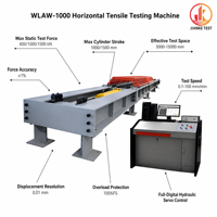 Machine d'essai de traction horizontale électrohydraulique WLAW-1000, testeur de câbles métalliques, équipement d'essai de résistance à la traction