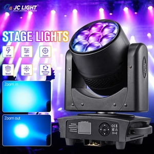 7x40W dẫn di chuyển đèn DMX dẫn chùm mini 7*40W <span class=keywords><strong>RGBW</strong></span> 4 trong 1 <span class=keywords><strong>zoom</strong></span> rửa di chuyển đầu ánh sáng DJ ánh sáng sân khấu - Product Image 1
