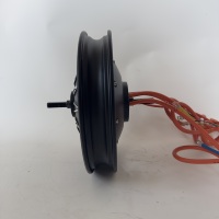 Moteur de moyeu arrière pour moto électrique 14 pouces, plus puissant, 5000W 60V 72V 3000W 2000W 48V, avec double capteur Hall