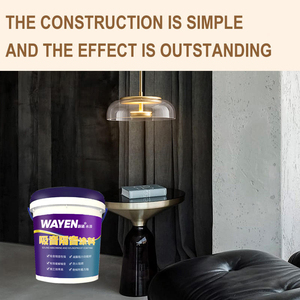 Revêtements industriels insonorisés des fabricants Mur de bâtiment en béton Absorption acoustique au sol Réduction <span class=keywords><strong>du</strong></span> <span class=keywords><strong>bruit</strong></span> Peinture d'origine hydrique - Product Image 5