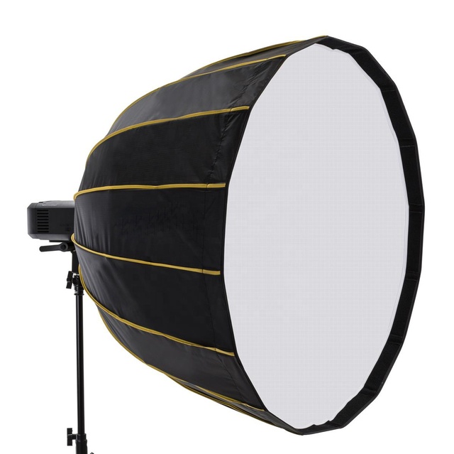 90cm Easy Lock Deep Parabolic 16 Rods Hexadecagon Quick Setup Umbrella Soft Box With Bowens Mount and Carry Bag for Lighting