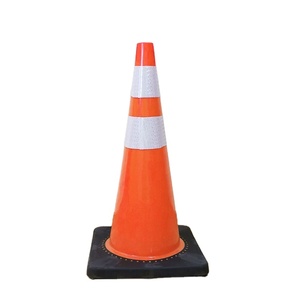 USA phong cách 700 mét PVC/nhựa phản quang LED ánh sáng nón giao thông - Product Image 4