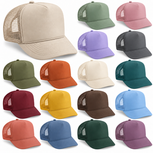 Fournisseur de casquettes : Casquettes de baseball respirantes en mousse premium, casquettes vierges, casquettes de camionneur avec votre logo - Product Image 1