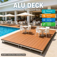 Système de terrasse modulaire WPC moderne à hauteur réglable, résistant aux intempéries et antidérapant, idéal pour l'extérieur, les sous-sols et les entrepôts – Vente directe usine