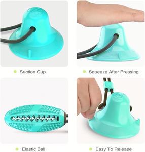 ของเล่นสุนัขแบบถ้วยดูดติดแน่น ทนทาน ผลิตตามสั่ง (OEM) ของเล่นเคี้ยวแบบอินเทอร์แอคทีฟสำหรับสัตว์เลี้ยงที่ชอบกัดแทะ ของเล่นจ่ายอาหาร ช่วยทำความสะอาดฟันและฟันกราม - Product Image 5