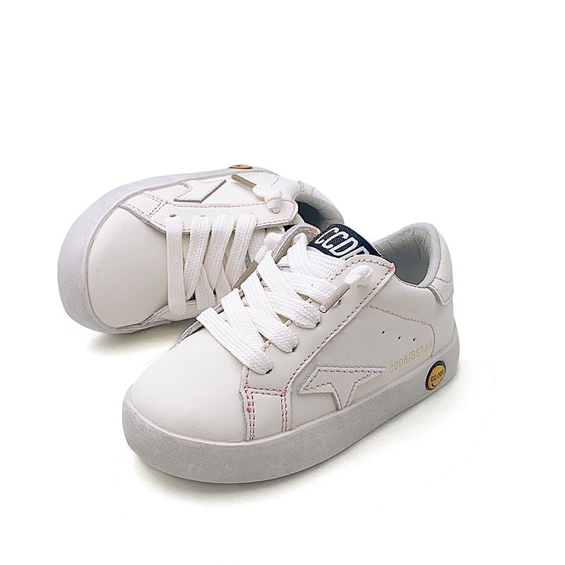 New Design Brand Star Shoes Kids Wholesale Fashion Sport White Sneakers for  Toddlers Girls Custom Little Casual Children Shoes