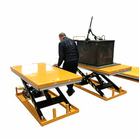 Table élévatrice fixe à ciseaux électrique pour usine, plateforme de levage à ciseaux simple, table élévatrice hydraulique électrique