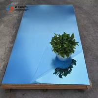 Plaque acrylique miroir argentée incassable 4x8 pieds, haute définition, pour signalétique et décoration de mariage
