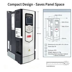 Nouveau contrôleur de fréquence triphasé 380V ACS880-01-03A3-3 1,1 kW 400V AC d'origine - Product Image 4