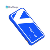 Batterie externe portable HeyCharge 5000 mAh 3-en-1 à charge rapide 25W avec écran LED, étanche et ignifuge en ABS+Métal pour la location
