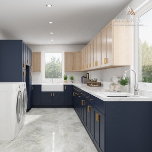 Gabinetes Duraderos para Cocina Americana |   Gabinetes de cocina listos para enviar para construcción |   Gabinetes de madera para proyecto de remodelación - Product Image 1
