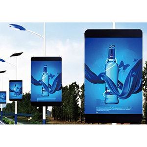 P2.5 thông minh hai mặt màn hình hiển thị LED cho quảng cáo ngoài trời đèn đường cực & đèn thông minh bài <span class=keywords><strong>Android</strong></span> nối - Product Image 2