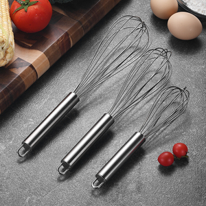 Fouet Batteur à Œufs Manuel en Acier Inoxydable, Design Classique, pour la Maison et la Cuisine, Personnalisable ou Standard, à Prix Abordable - Product Image 3