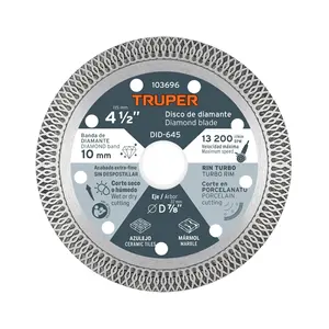 BOX 2 ใบเลื่อยเพชร 4 1/2 นิ้ว ตัดกระเบื้องพอร์ซเลน TRUPER - Product Image 1