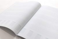 Kraft Music Book Logotipo personalizado para AD Promotuonal Blank Guitar Tab Escritura Manuscrito Suministro al por mayor