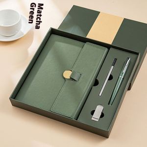 Promotion Personalized Black Embossed Creative Design Modern Paper Business Stationery Notebook Gift Set Giveaways <b>Graduation</b> - Product Image 2