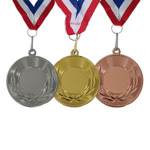 ユニバーサルメダルオリーブブランチサークルストックロットブランクメダル - Product Image 1