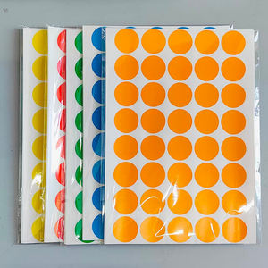 Forte adesivo impermeabile carta carina colore bianco segnatura numero tonde etichette sensibili al calore punto <span class=keywords><strong>adesivi</strong></span> alimentari Hot timbratura - Product Image 5