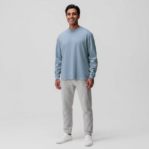 Camiseta de Hombre, 95% Algodón, 5% Elastano, Secado Rápido, Transpirable, Manga Corta, Corte Regular, Logotipo Frontal, Impresión Personalizada, Casual - Product Image 1