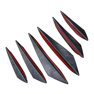 6 unids/lote ajuste Universal parachoques delantero labio Nivus difusor divisor <span class=keywords><strong>aletas</strong></span> cuerpo Spoiler Canards Chin Car <span class=keywords><strong>Tuning</strong></span> Canard - Product Image 5