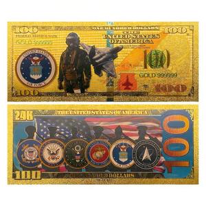 Nouvelle Conception Billet <span class=keywords><strong>de</strong></span> <span class=keywords><strong>Banque</strong></span> en Feuille d'Or 24K <span class=keywords><strong>des</strong></span> Forces Spéciales Américaines, Billet <span class=keywords><strong>de</strong></span> <span class=keywords><strong>Banque</strong></span> Plaqué Or, Billet <span class=keywords><strong>de</strong></span> <span class=keywords><strong>Banque</strong></span> <span class=keywords><strong>des</strong></span> Forces Armées - Product Image 4