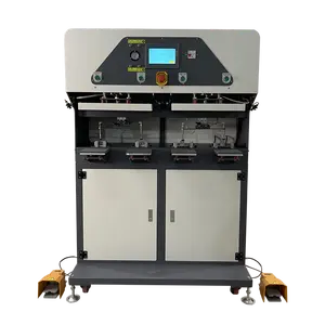 4-Station Infrared Pneumatic Automatic Batch Label Tag Heat Press Machine