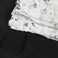 Filet de camouflage blanc-gris en polyester 150D/210D, tailles personnalisables, pour la chasse, la pêche et l'ombrage solaire