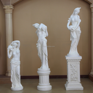 รูปปั้นเทวดาแห่งความรัก งานแกะสลักหินอ่อนเรซิ่น ขนาดเท่าคนจริง สำหรับตกแต่งสวนกลางแจ้ง ราคาโรงงานกวางโจว - Product Image 2