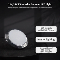Lampes LED 12V pour l'intérieur des camping-cars, caravanes, plafonds et armoires, pour remorques, camions, bus - 2,5W, garantie 3 ans
