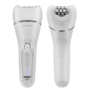 Kit de toilettage 5 en 1 ENZO, rasoir sans douleur, brosse de massage pour le nettoyage du visage, épilateur électrique pour femmes, pour le corps - Product Image 1