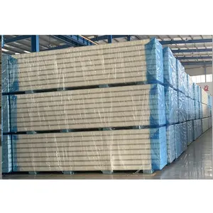 Trọng lượng nhẹ vật liệu xây dựng cách điện tấm Tường Pur PIR PU Sandwich Panel Polyurethane Panel tường