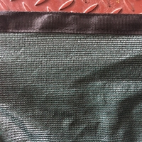 Filet pare-soleil vert foncé 150 g/m² en tricot warp, occultant 95 % des rayons UV, en HDPE, pour clôture de jardin et protection contre le vent, pour usage extérieur