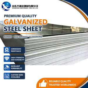 ASTM A653 CS Type C Z30 G/sqm Skin Passed 0.50mm 1250mm Galvanized Steel Plate in Industrial Building - Product Image 1