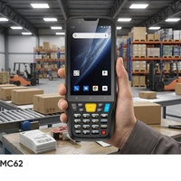 Terminal portable robuste Chainway MC62 PDA industriel Android 13 GMS avec scanner 2D, 4G LTE, NFC, IP67, batterie 5000 mAh et clavier numérique