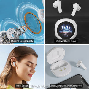 Nuevo modelo profesional inalámbrico en la oreja pantalla táctil a todo color <span class=keywords><strong>auriculares</strong></span> con cancelación de <span class=keywords><strong>ruido</strong></span> - Product Image 5