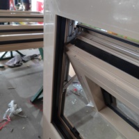 Ventana Abatible Superior de Aluminio Serie 90, Doble Acristalamiento, Insonorizada, para Renovaciones en EE. UU., Mejora, Reequipamiento, Reemplazo