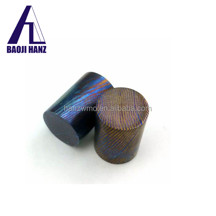 ティマスカス・シリンダーロッド (チタン合金製ダマスカス) Timascus 結晶化チタン・シリンダーロッド (チタン合金) ティマスカス Timascus