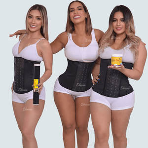 Haute Compression taille formateur contrôle ferme corps Shapewear femmes <span class=keywords><strong>Latex</strong></span> sport minceur Corset acier os Fajas Colombianas - Product Image 4