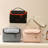 Neceser de Viaje MKW6040, Organizador Portátil con Forma de Almohada, Ligero, para Artículos de Aseo y Cosméticos, Ideal para Vacaciones