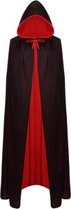Mantello di vampiro <span class=keywords><strong>Costume</strong></span> di Halloween reversibili mantelli da <span class=keywords><strong>strega</strong></span> vampiro con cappuccio per adulti o bambini travestiti da Cosplay per feste - Product Image 2