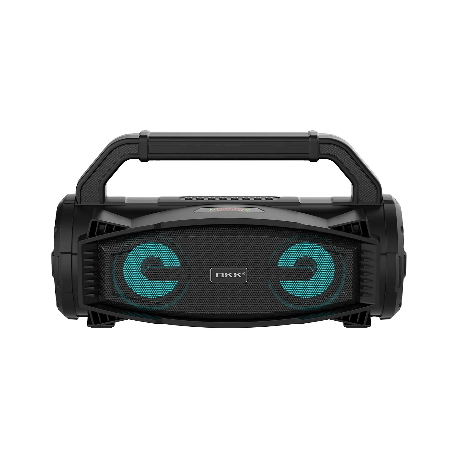 Güzel moda açık veya kapalı plastik taşınabilir Bluetooth aile Karaoke Boombox parti hoparlör ile RGB ışık (B99)